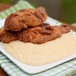 Fried Catfish with Cheese Grits Fried Catfish with Cheese Grits