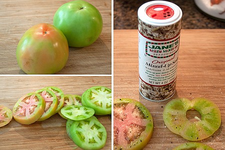 Georgia BLT - prepping tomatoes