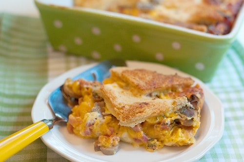 Ham and Cheese Strata