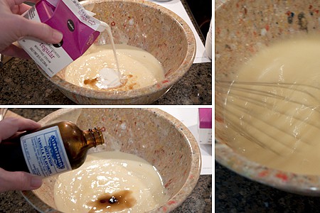 Base for Homemade Peach Ice Cream