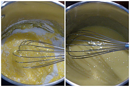 Base for Homemade Peach Ice Cream
