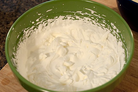 Whipped cream for Charlotte Russe Whipped cream for Charlotte Russe