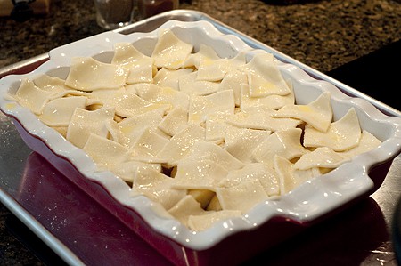 Apple Patchwork Cobbler Crust with Egg Wash Apple Patchwork Cobbler Crust with Egg Wash