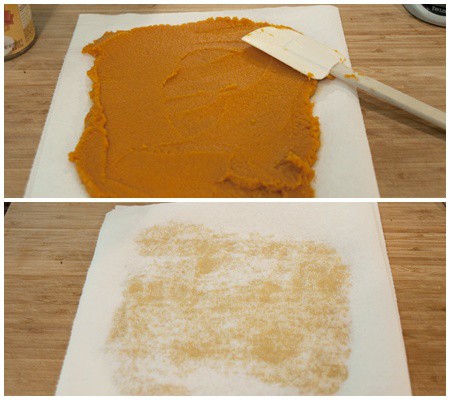 Draining pumpking Draining pumpking