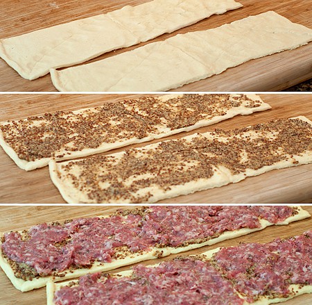 Sausage Swirl layers