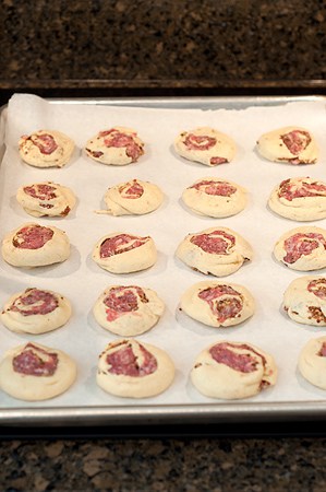 Sausage Swirls Ready for Oven