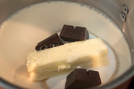 Icing ingredients for Chocolate Little Layer Cake Icing ingredients for Chocolate Little Layer Cake