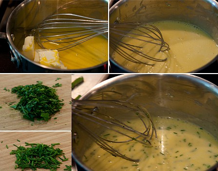 Hollandaise Sauce for Country Eggs Benedict