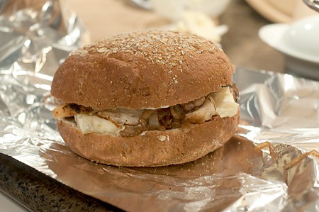 Prepped Chicken, Bacon and Mushroom Sandwich Prepped Chicken, Bacon and Mushroom Sandwich