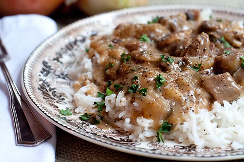 Creamy Steak and Mushrooms