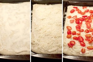 Creating BLT Pizza