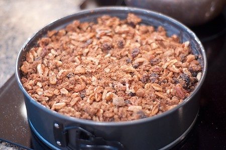 Crumble topping for Apple Pecan Coffee Cake
