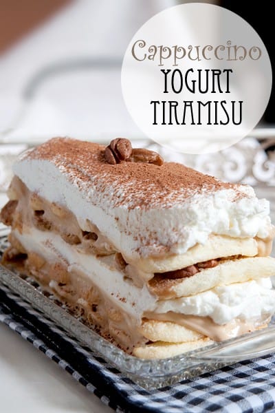 recipe Thyme Enough yogurt Cappuccino  Yogurt Tiramisu Never   tiramisu