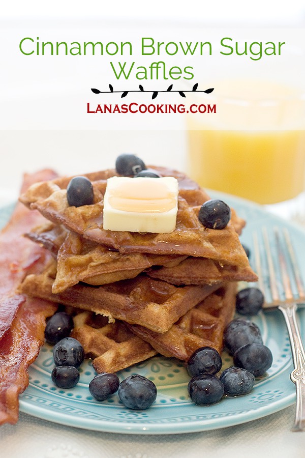 Cinnamon Brown Sugar Waffles Never Enough Thyme