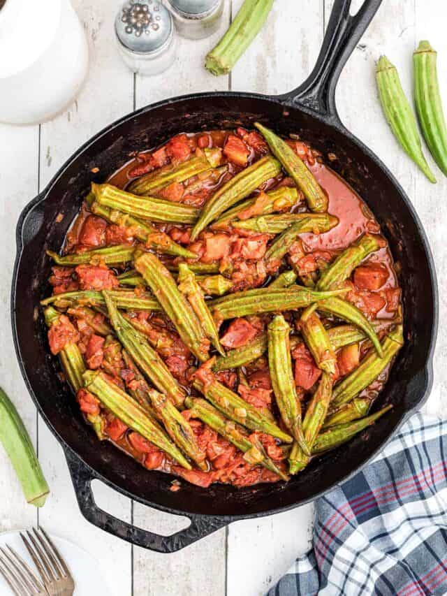 The Best Southern Stewed Okra and Tomatoes Story