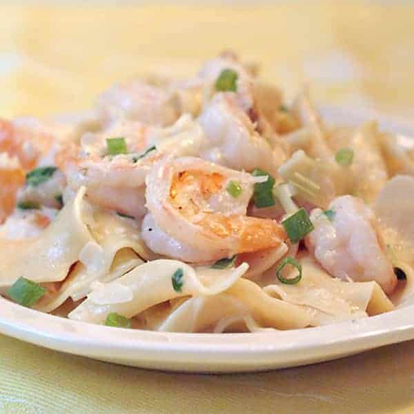 creamy shrimp and pasta