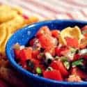 Classic Pico de Gallo - a traditional accompaniment for many Mexican dishes and a great football game snack! Serve with tortilla chips or corn chips. https://www.lanascooking.com/pico-de-gallo/