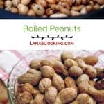 Boiled Peanuts - a little salty, a little earthy, a lot delicious! A real southern delicacy. https://www.lanascooking.com/boiled-peanuts/