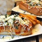 These Meatball Subs are made lighter and healthier by using baked meatballs, topped with marinara sauce and cheese on whole wheat rolls. https://www.lanascooking.com/meatball-subs/