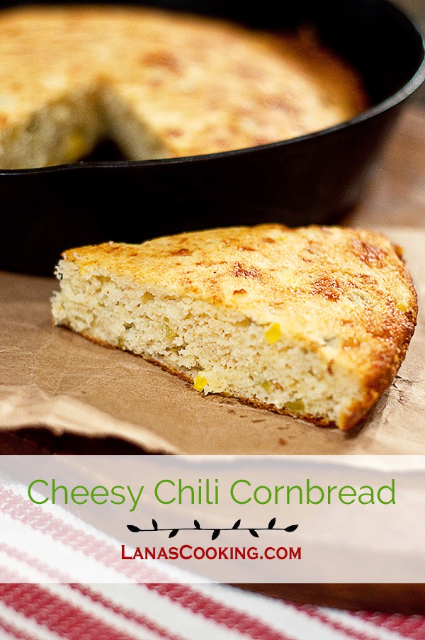 Cheesy Chili Cornbread with sharp cheddar Lana's Cooking