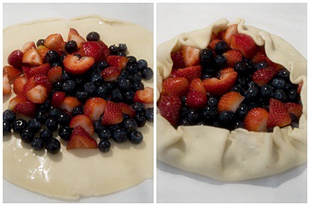 Making Berry Crostata