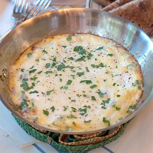 Bacon Cheese Frittata Recipe from Never Enough Thyme