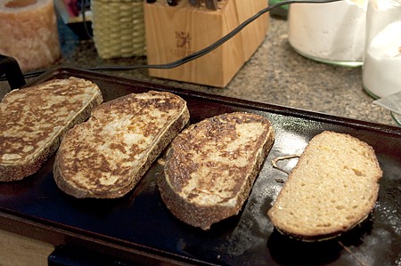Cooking Banana-Maple French toast Cooking Banana-Maple French toast