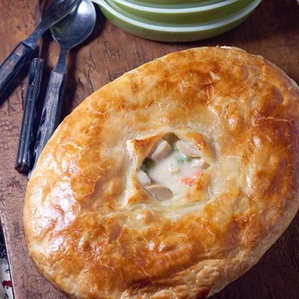 Chicken Pot Pie Topped with Puff Pastry from Never Enough ...