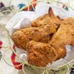 Buttermilk Baked Chicken - Chicken marinated in buttermilk and seasonings, coated with corn flake crumbs and Parmesan cheese and baked until crunchy. https://www.lanascooking.com/buttermilk-baked-chicken