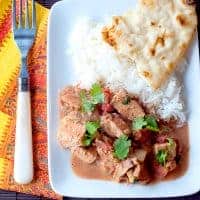Chicken Tikka Masala is a traditional British recipe with Indian influence. An interesting blend of sweet, savory and spicy. https://www.lanascooking.com/chicken-tikka-masala/