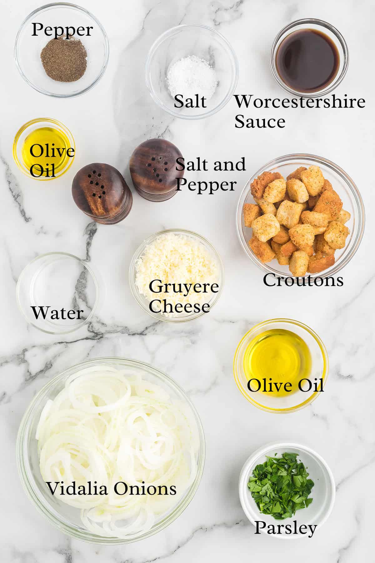 All ingredients needed for this recipe.