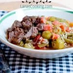 This long-simmering Creole Beef and Okra Soup is perfect for rainy days. Combines beef short ribs, okra, tomatoes, and rice in a distinctly Southern recipe. https://www.lanascooking.com/creole-beef-and-okra-soup/