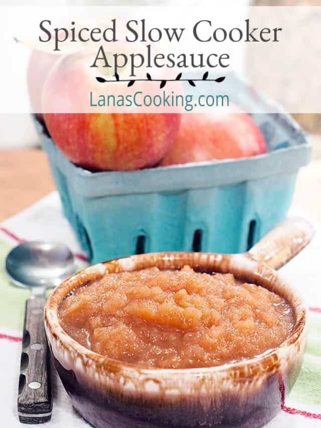 Slow Cooker Applesauce Story