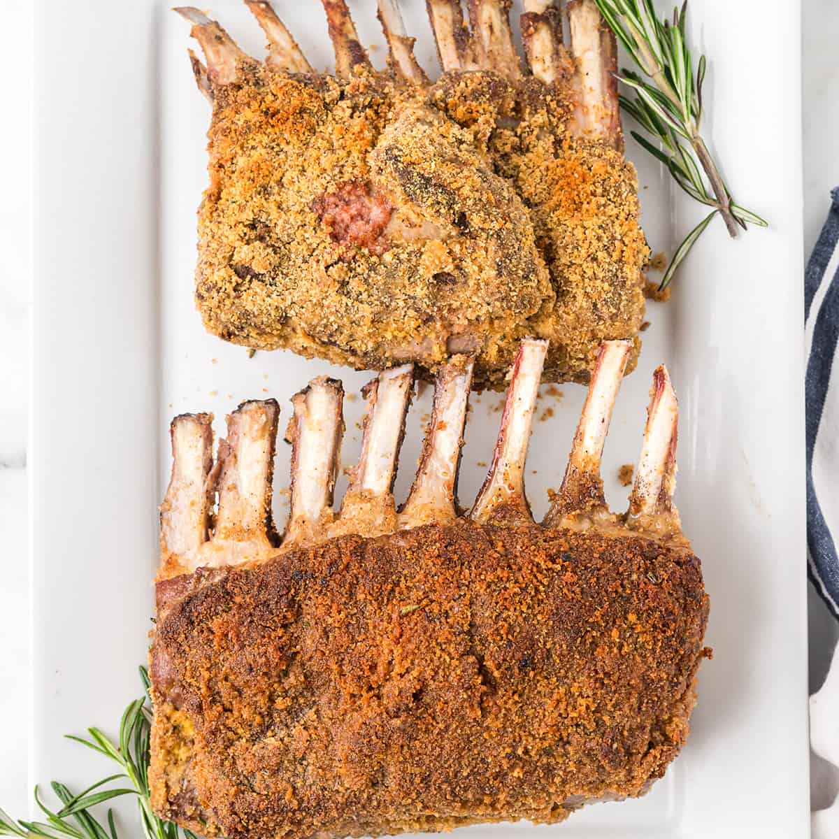 Oven Roasted Rack of Lamb