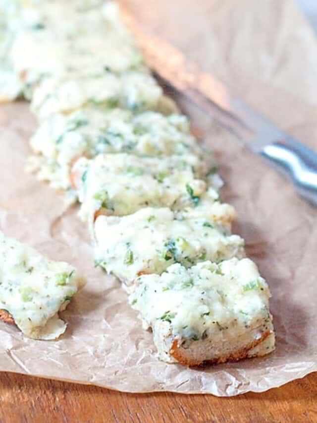 Cheesy Onion and Herb Bread Story