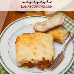 A traditional Greek recipe, this Pastitsio is adapted to more suit southern tastes. Layers of pasta and meat sauce topped with a creamy, cheesy bechamel. https://www.lanascooking.com/pastitsio
