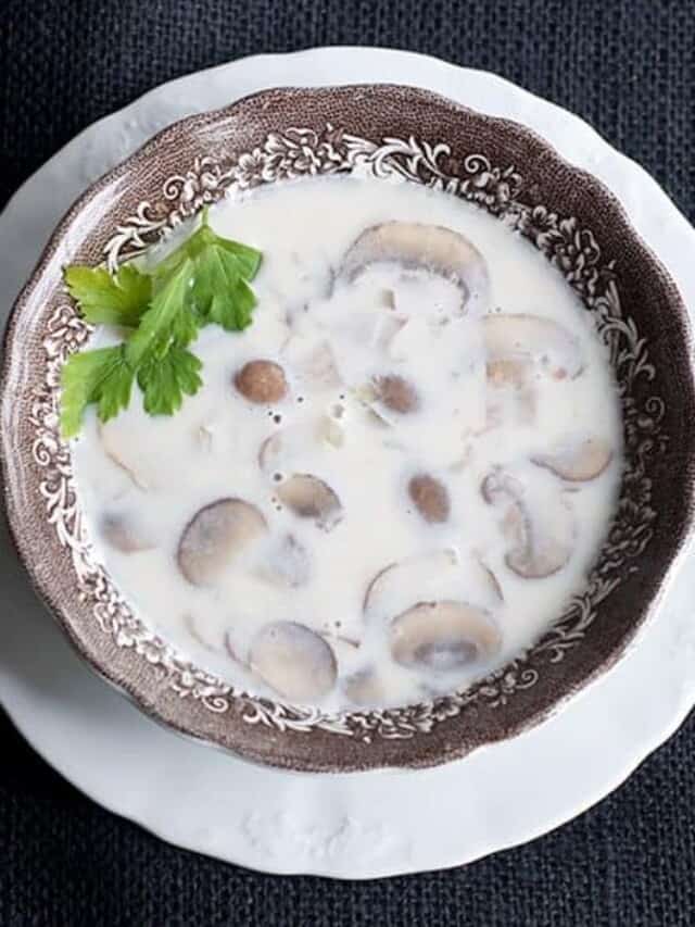 Cremini Mushroom Soup Story