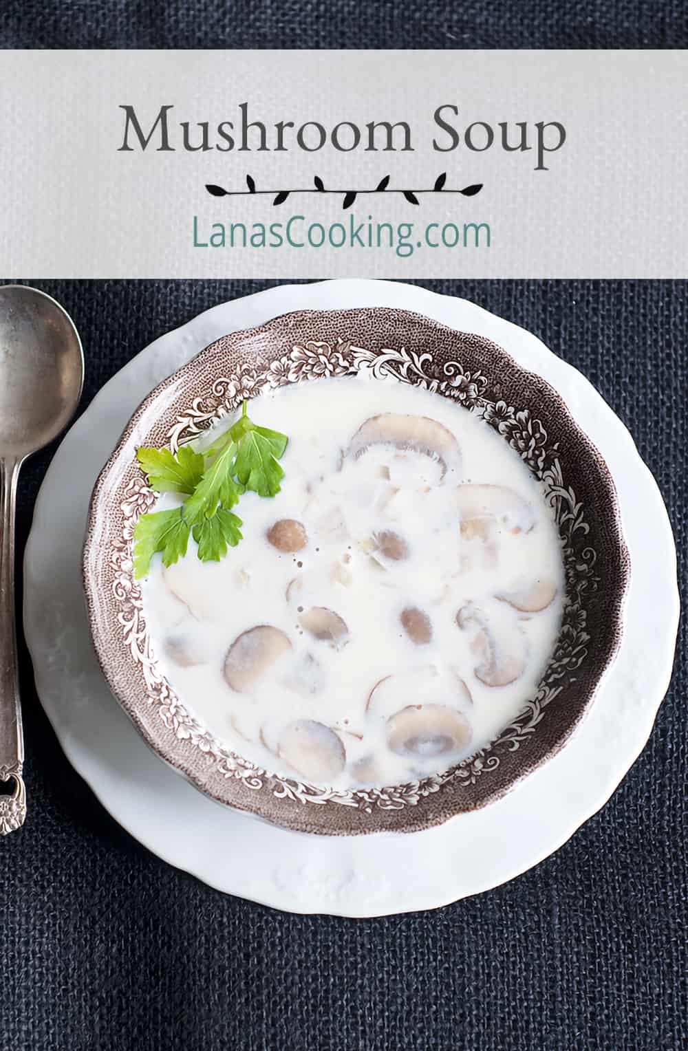 Cremini Mushroom Soup Recipe Lana's Cooking