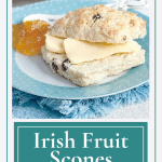 A traditional recipe for Irish Fruit Scones. Very similar to American buttermilk biscuits with the addition of dried fruit, sugar, and an egg. https://www.lanascooking.com/fruit-scones/