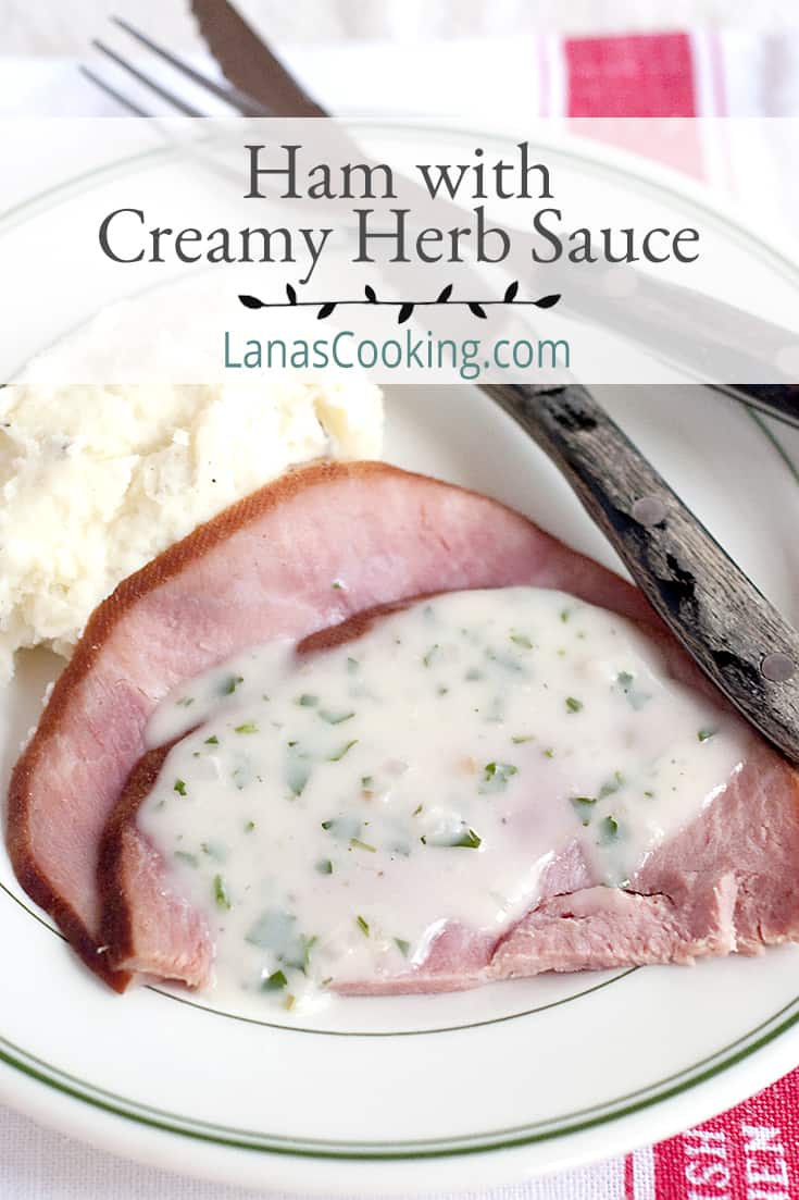 Ham With Creamy Herb Sauce From Never Enough Thyme,Veggie Burger Patty