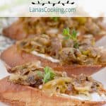 Melange of Onions - a mixture of several varieties of onions, slow cooked until golden brown and caramelized. Use as a sandwich topping or in soups or dips. https://www.lanascooking.com/melange-onions/