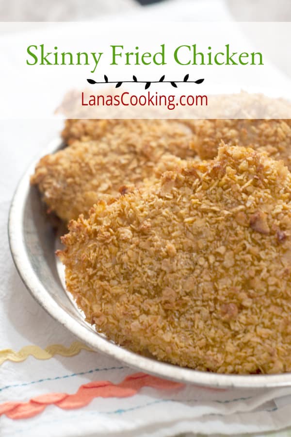 Oven Baked Skinny Fried Chicken Never Enough Thyme