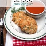 Easy Herbed Drop Biscuits flavored with fresh dill and chives. A great accompaniment for your winter soups and stews. https://www.lanascooking.com/herbed-drop-biscuits/