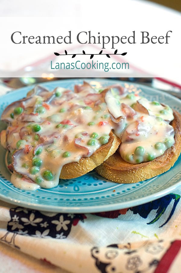 Creamed Chipped Beef on Toast Never Enough Thyme