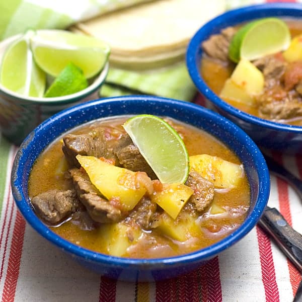 Mexican Beef Stew (Caldillo) from Never Enough Thyme