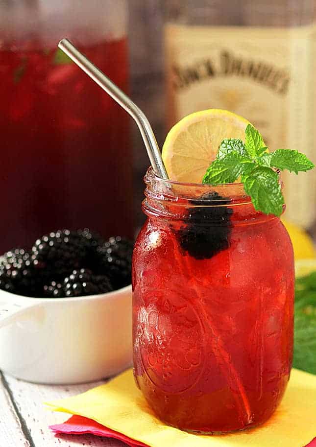 Jack Honey Sweetened Blackberry Tea Never Enough Thyme