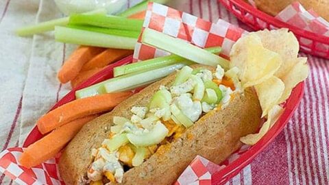 Easy Buffalo Chicken Dogs From Never Enough Thyme