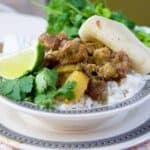 Pork, potatoes, and salsa verde make this delicious southwestern pork stew a Tex-Mex delight! Slow Cooker Southwestern Pork Stew from @NevrEnoughThyme https://www.lanascooking.com/slow-cooker-southwestern-pork-stew