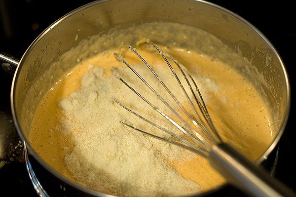 Add remaining ingredients for Beer Cheese Dip