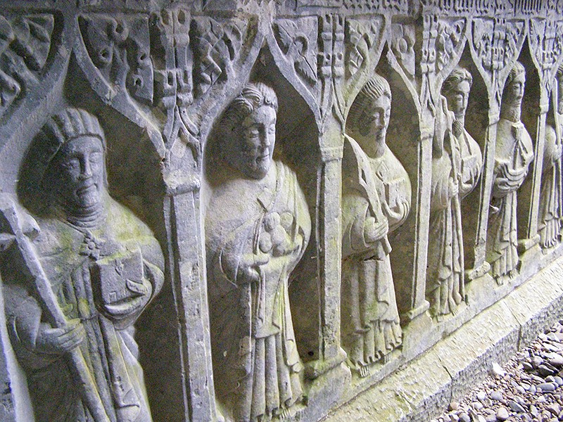 Interior Detail Relief Carving at Rock of Cashel.